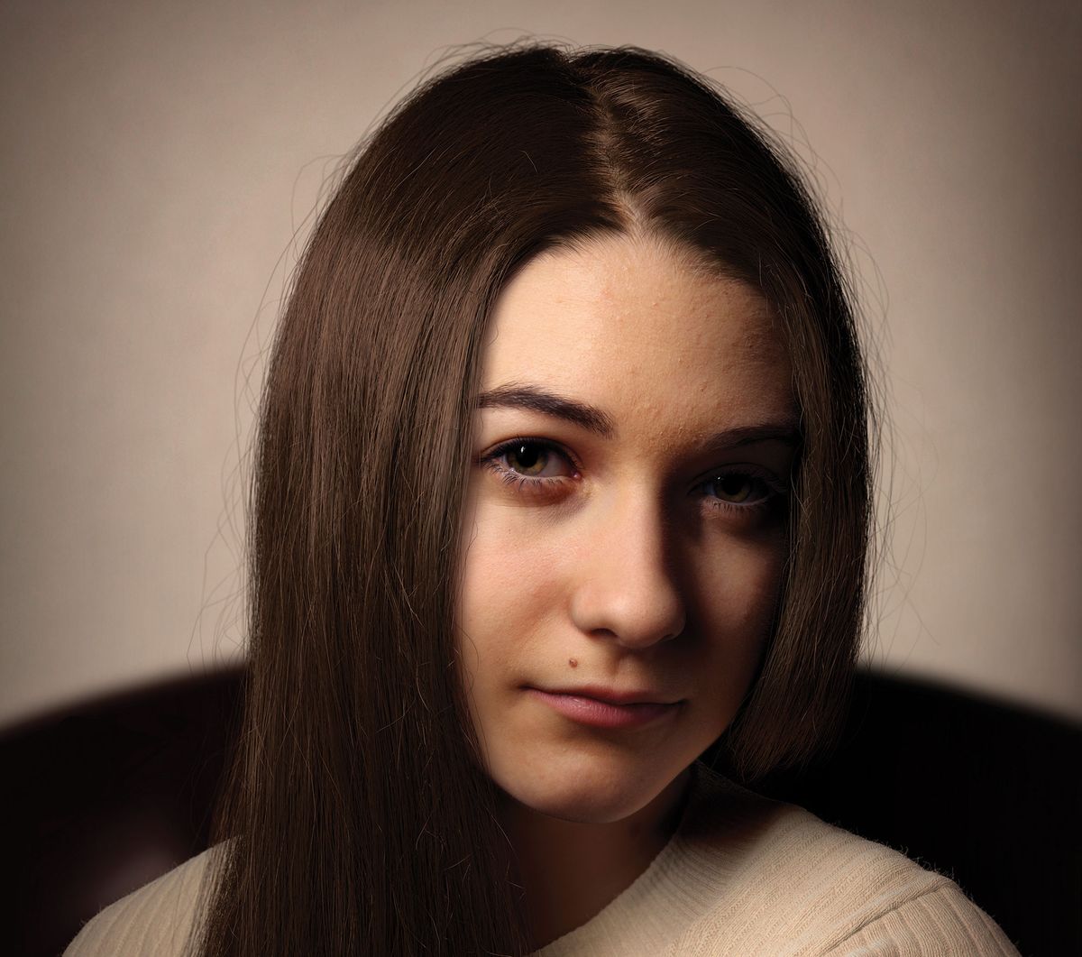 Реалистични 3D портрети: жена от Иън Спригс