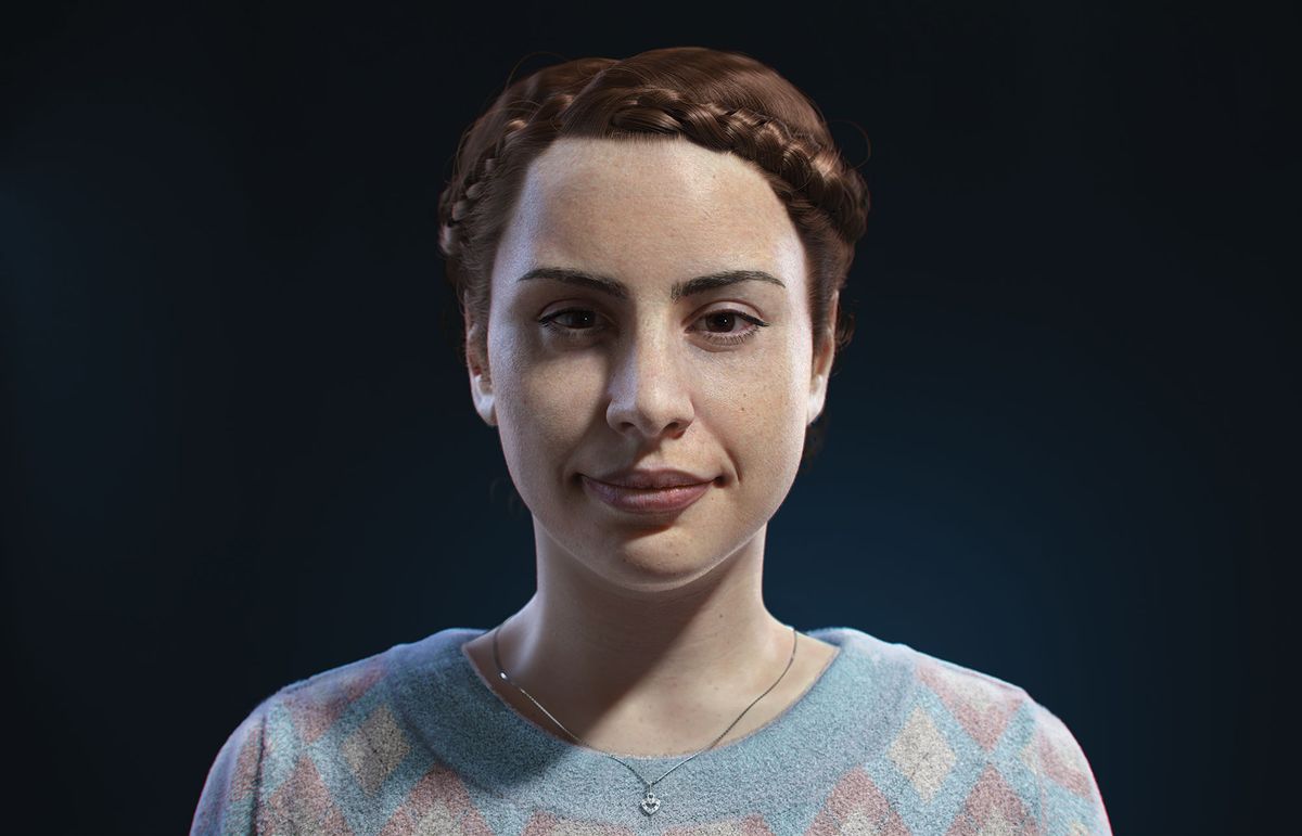 Реалистичен 3D портрет: жена от Жоао Виктор Ферейра