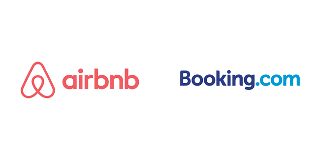 Airbnb und Booking.com wechseln die Farben
