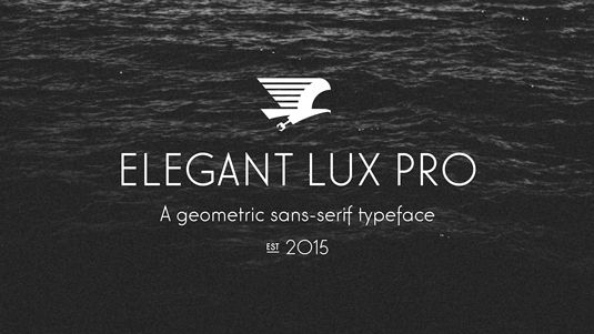 Elegáns Lux Pro betűtípus