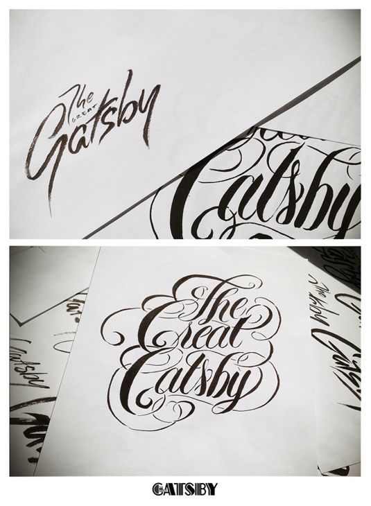 Great Gatsby tipográfia
