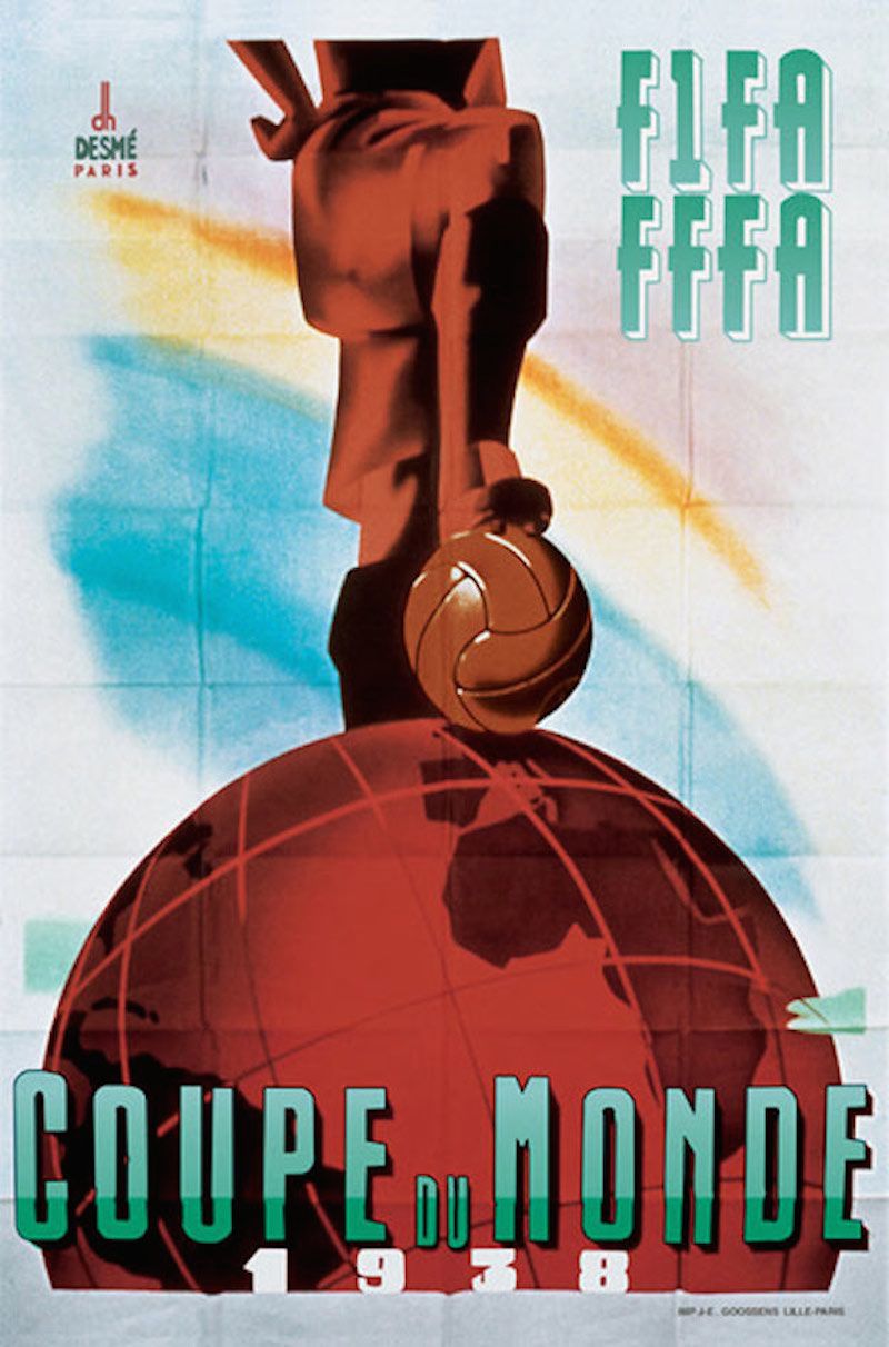 Affiche Coupe du Monde France 1938