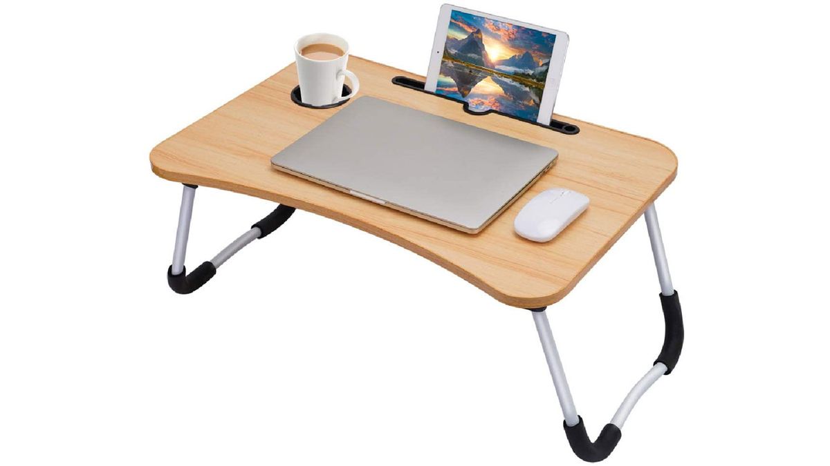 Los mejores soportes para computadora portátil: Barbieya Laptop Bed Table