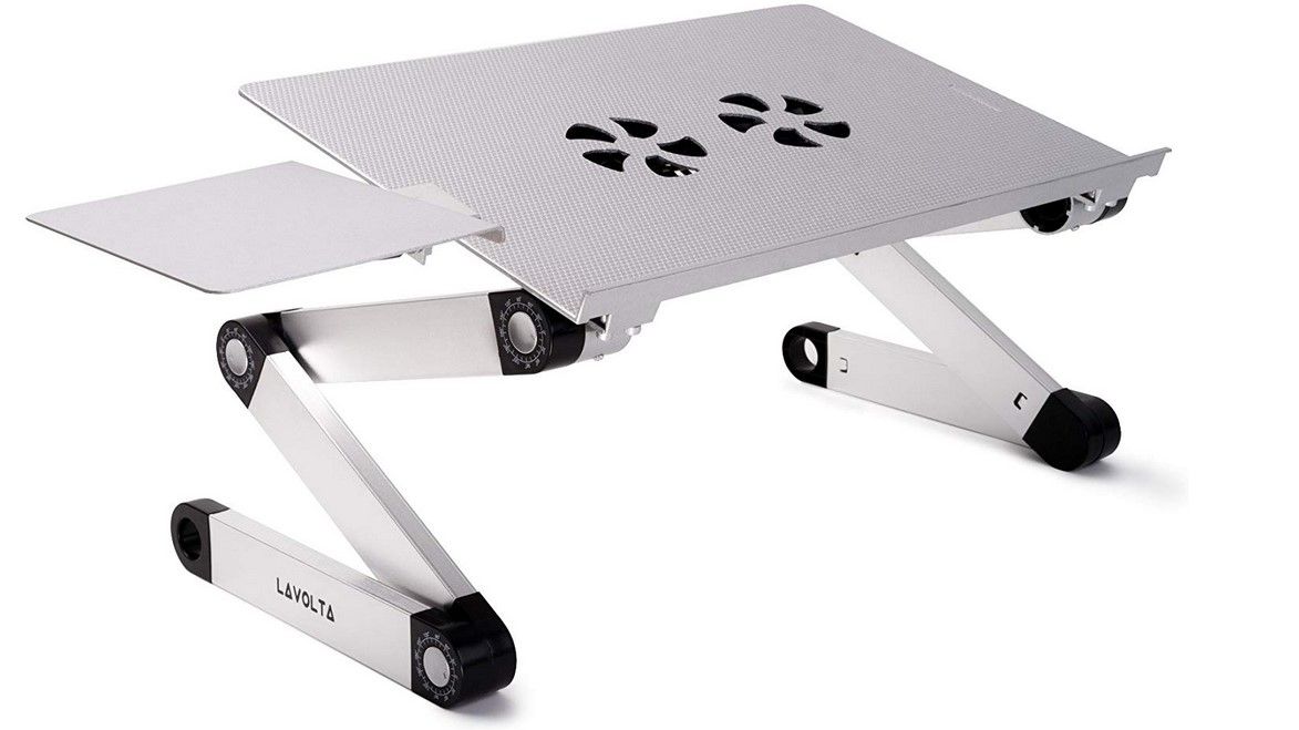 Los mejores soportes para computadora portátil: Lavolta Folding Laptop Table Desk Tray Stand