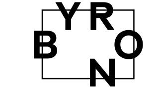 El nuevo logotipo de Byron coloca sus letras alrededor de una mesa.