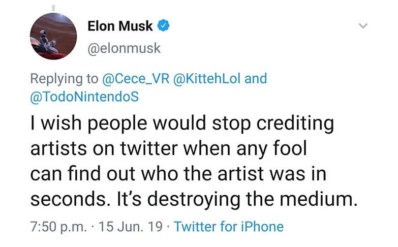 Elon Musk Twitter Antwort