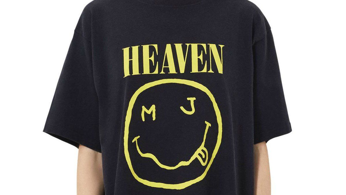 Marc Jacobs Smiley-Logo-T-Shirt