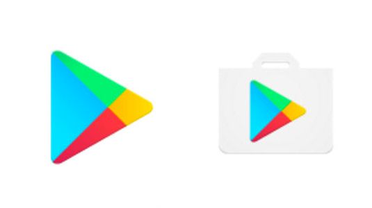 Das Google Play-Logo ist das neueste, um ein flaches Design zu erhalten