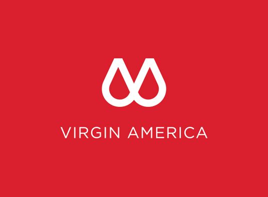 Neues Virgin America-Logo
