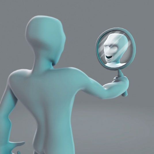 Schnapp dir einen Spiegel und benutze dein eigenes Gesicht als Referenz