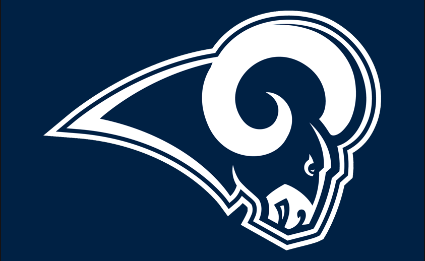 Logotipo antiguo de LA Rams