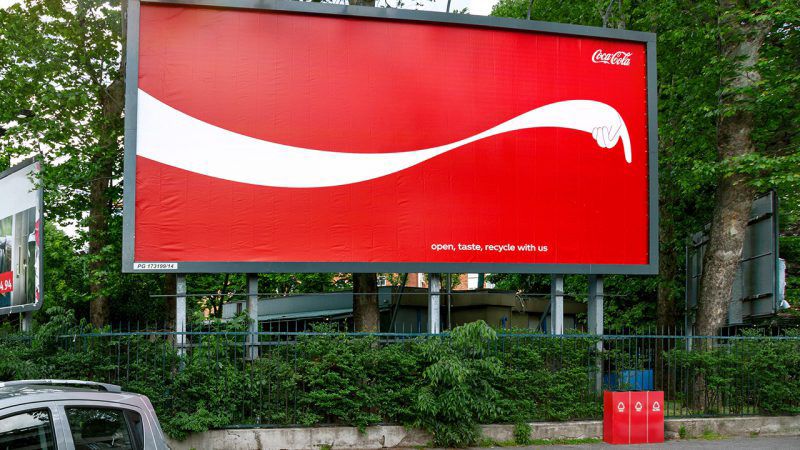Plakatwerbung: Coca-Cola