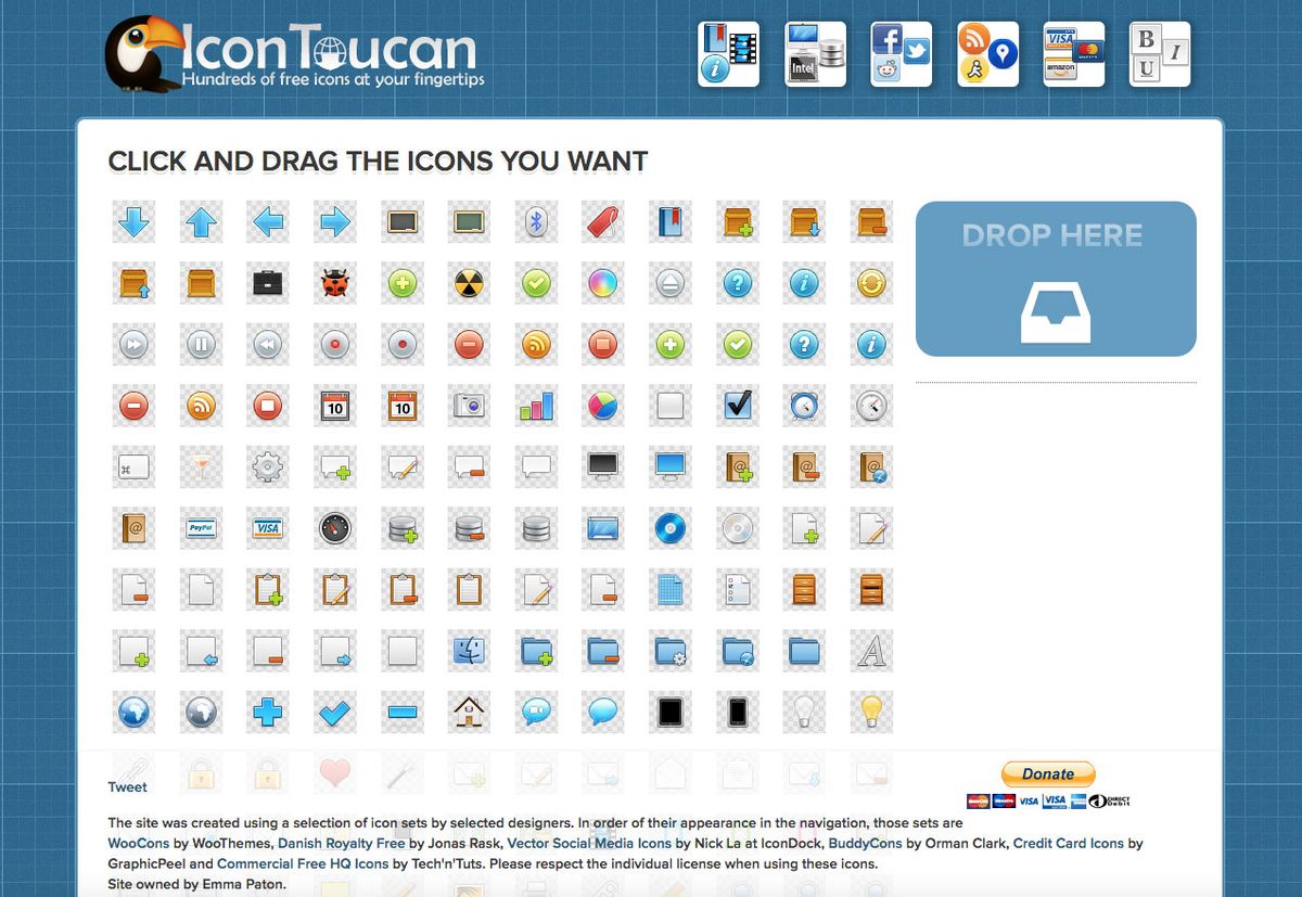 Iconos gratuitos: interfaz icontoucan