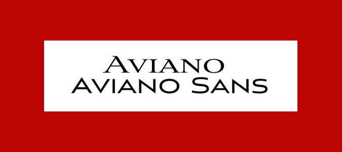 Schriftpaarungen: Aviano und Aviano Sans