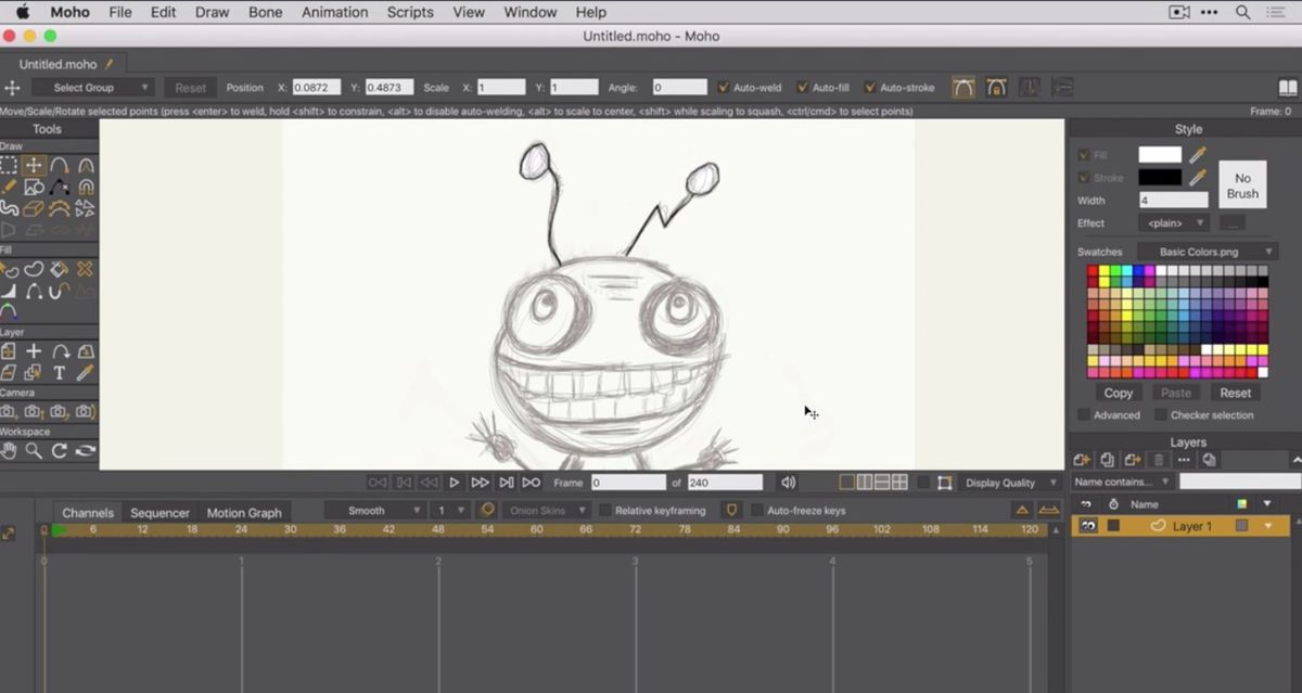 Herramientas de animación: Moho Debut y Moho Pro