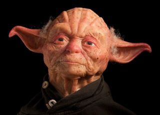 Star Wars Yoda mit einem menschlichen Gesicht