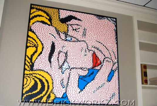 Art Lego: PIxel Kiss