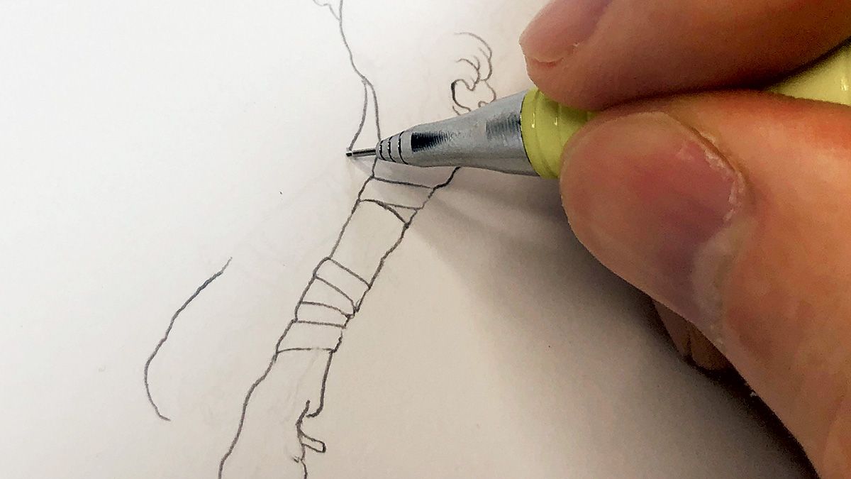 Dessin au crayon détaillé