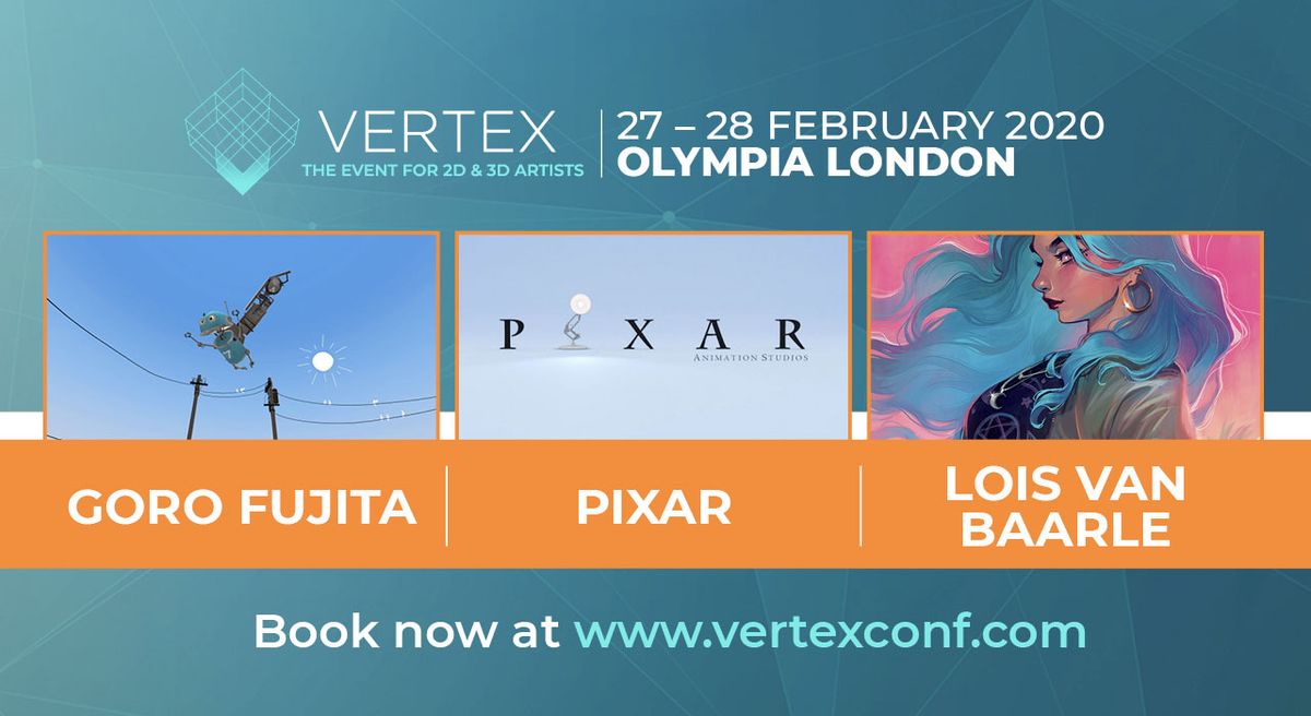 Besuchen Sie uns in London für unsere unverzichtbare Veranstaltung für 2D- und 3D-Künstler mit Workshops von mehr als 20 professionellen Künstlern aus den Bereichen Film, Videospiele, VFX und Illustration. Buchen Sie jetzt: http://www.vertexconf.com