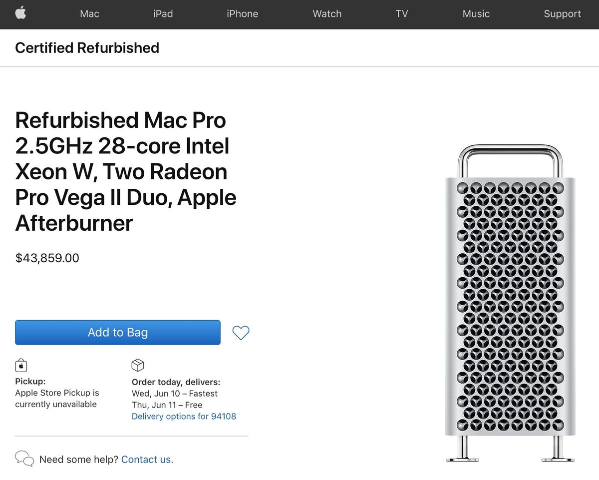 Mac Pro por $ 40K, ¿alguien?