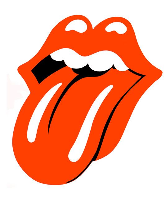 35 hermosos diseños de logotipos de bandas - The Rolling Stones