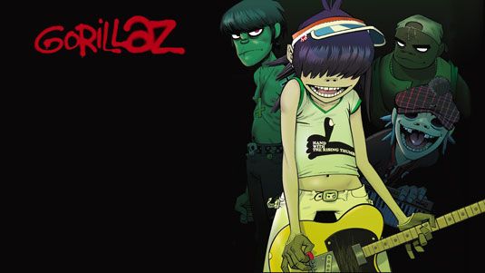 Diseños de logotipos de bandas - Gorillaz