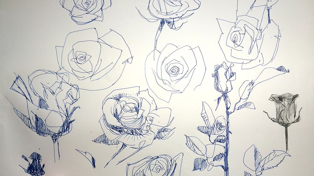 Sfaturi pentru a vă ajuta să învățați cum să desenați un trandafir.