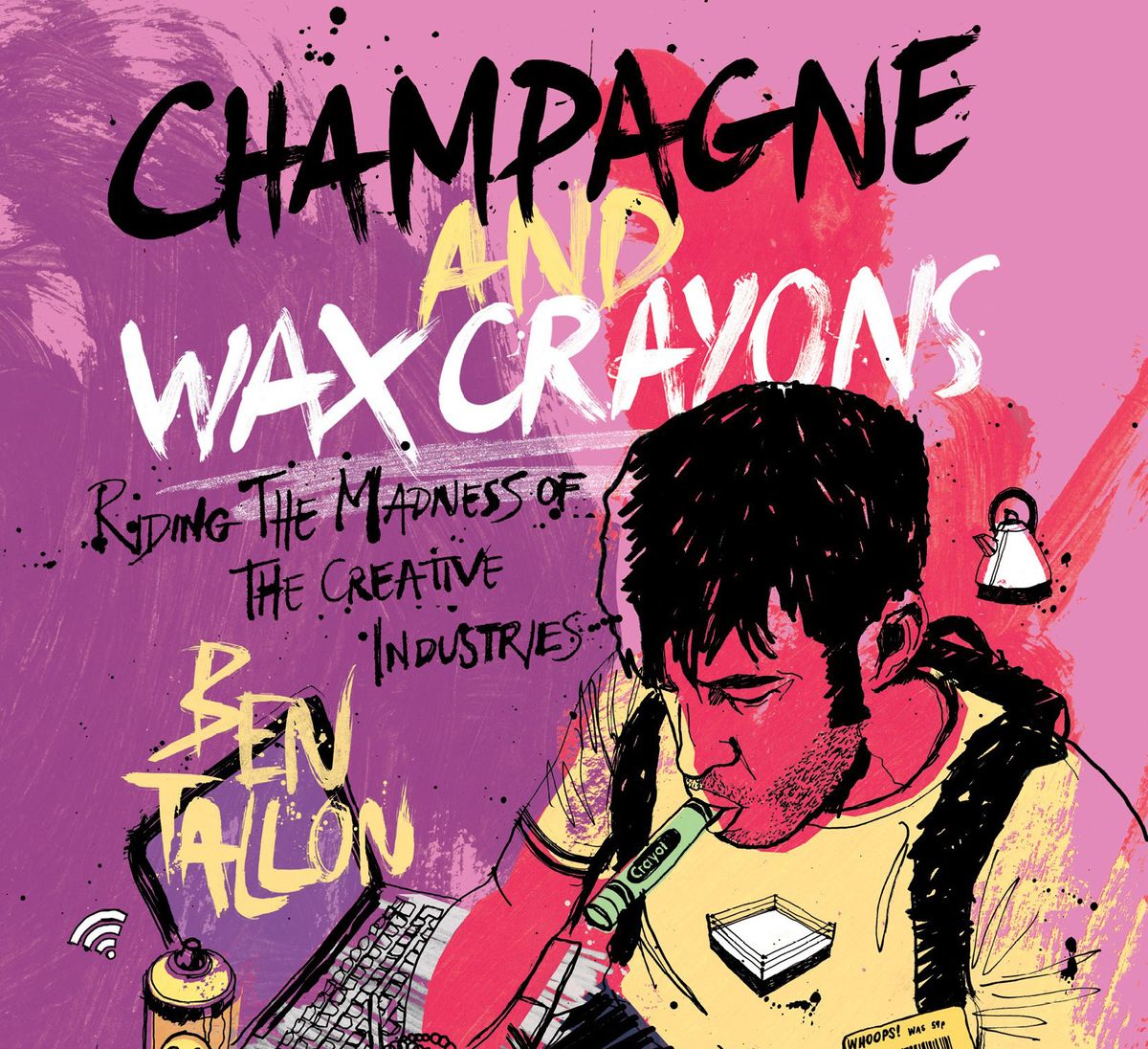 Illustratorenbücher: Champagner- und Wachsmalstifte