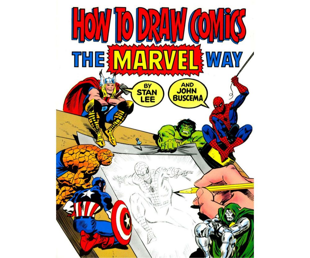 Най-добрите книги за рисуване: Как да нарисувате комикси по начина на Марвел
