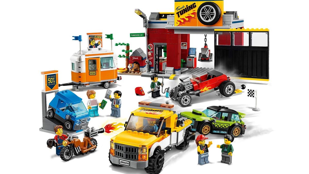 Meilleurs ensembles Lego City: Atelier de réglage