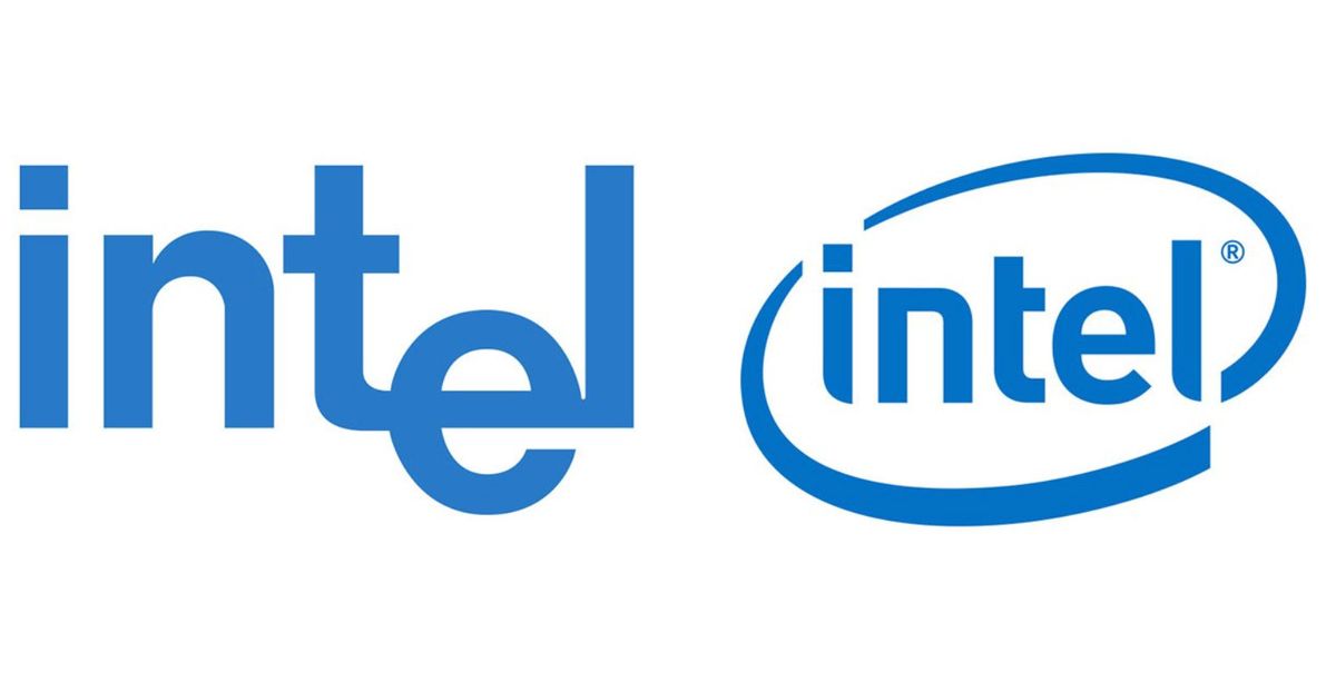 Évolution du logo Intel