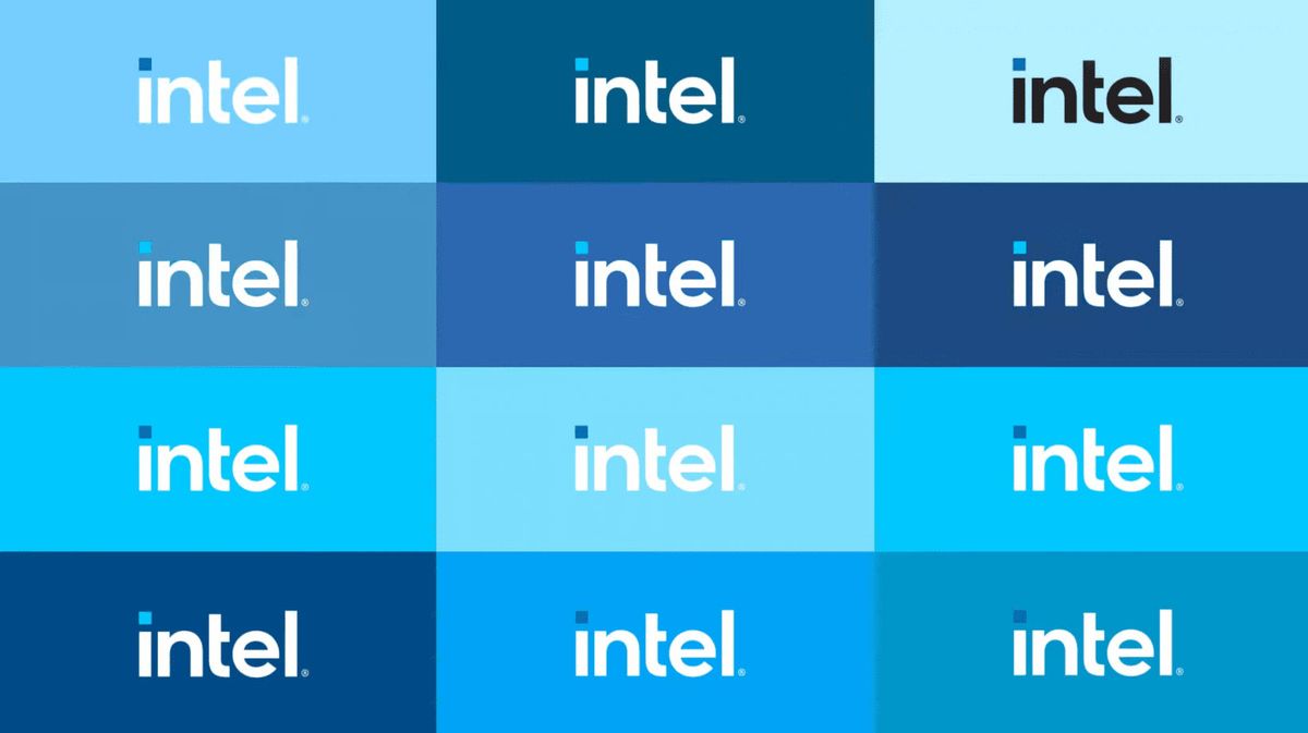 Lotes de logotipos de Intel