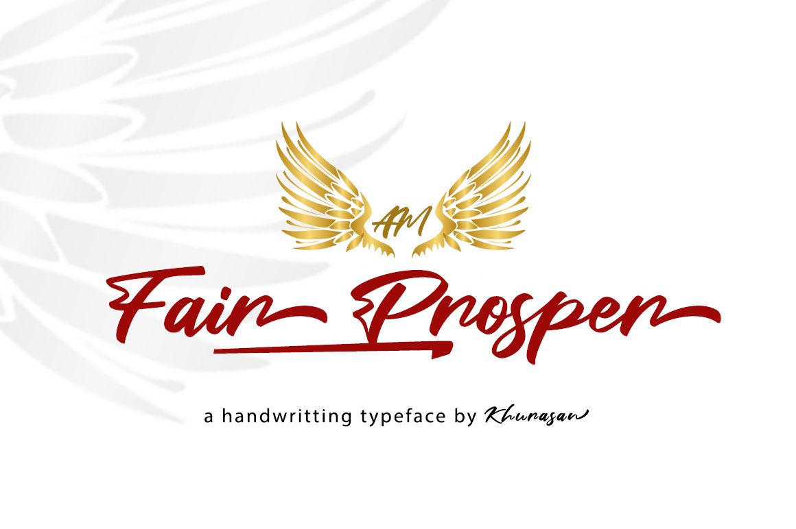 Las mejores fuentes de escritura a mano gratuitas: muestra de fuente de escritura a mano Fair Prosper