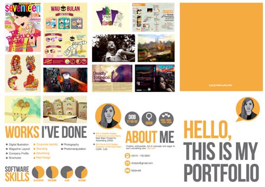 Dyla Rosli hat dieses Infografik-Papierportfolio entwickelt, um sie bei der Arbeitssuche zu unterstützen