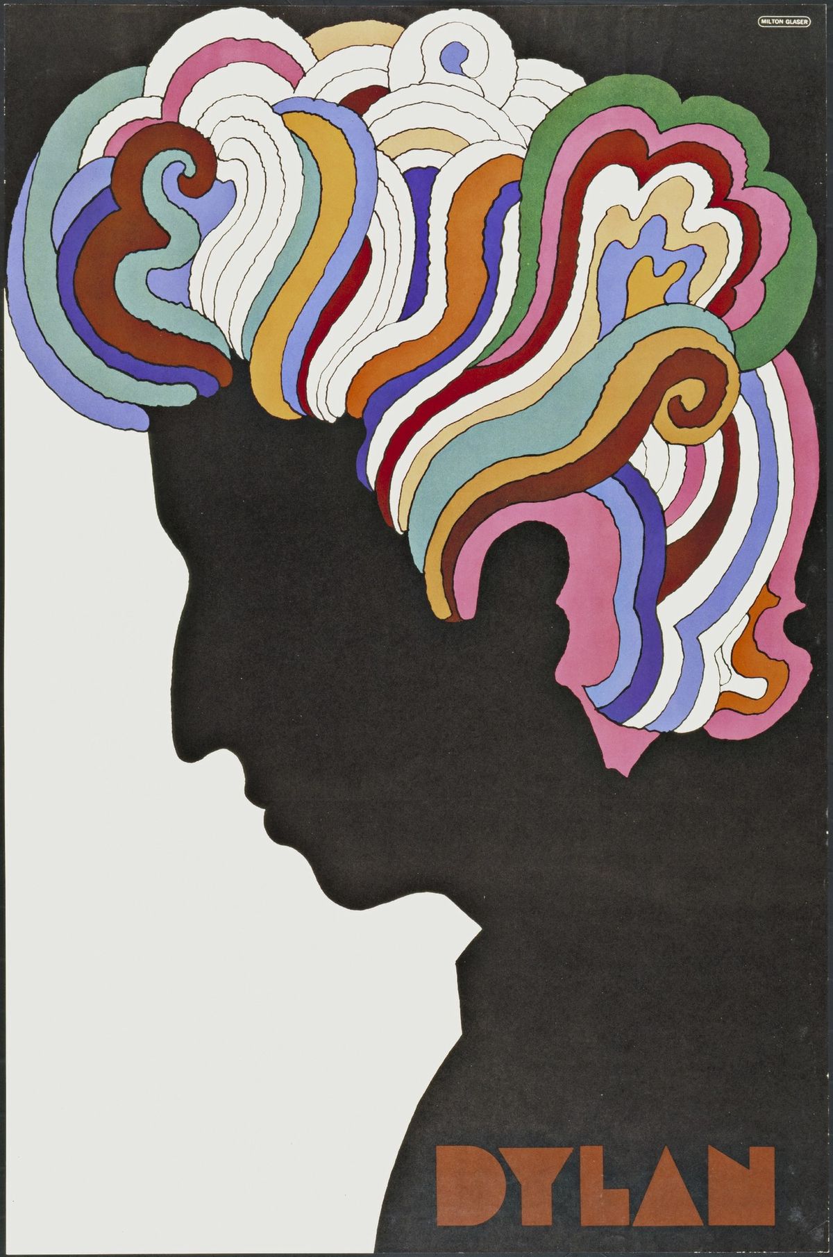 Bob Dylan Poster von Milton Glaser