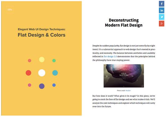 Libros electrónicos gratuitos para diseñadores: diseño plano y colores