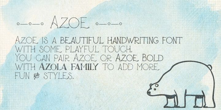 Hübsche Schriften: Azoe
