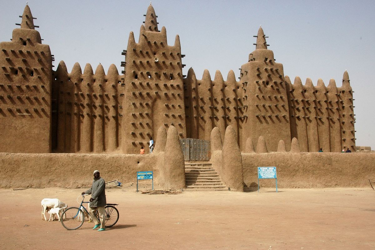 Bâtiments célèbres: La Grande Mosquée de Djenné