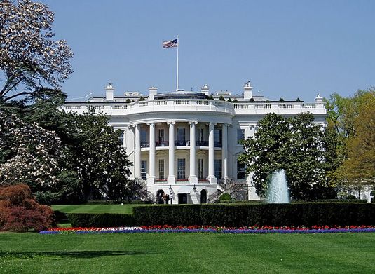 Bâtiments célèbres: la Maison Blanche à Washington