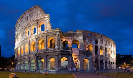 Bâtiments célèbres: le Colisée à Rome