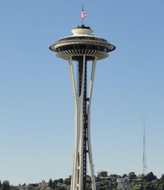 Bâtiments célèbres: Space Needle à Seattle