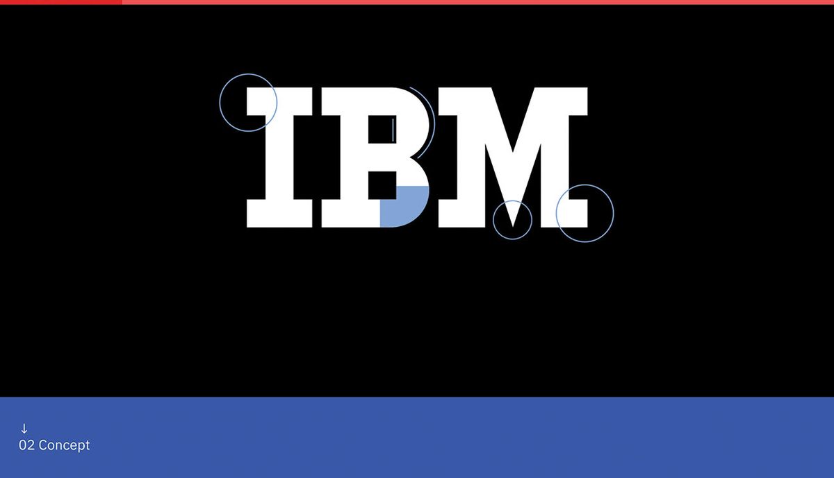 Diseño de página de destino - IBM Plex