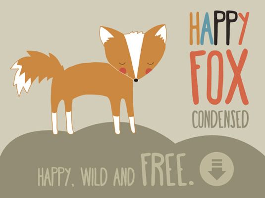 Beste kostenlose Handschriften: Happy Fox