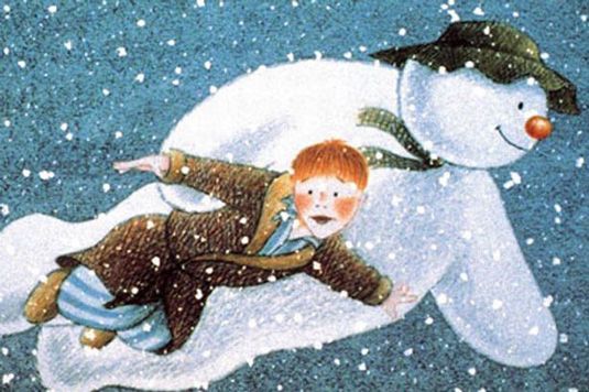 The Snowman ist ein Klassiker und wurde vom Autor und Illustrator Raymond Briggs kreiert