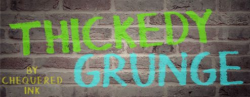 Polices de graffiti gratuites: Thickedy Grunge