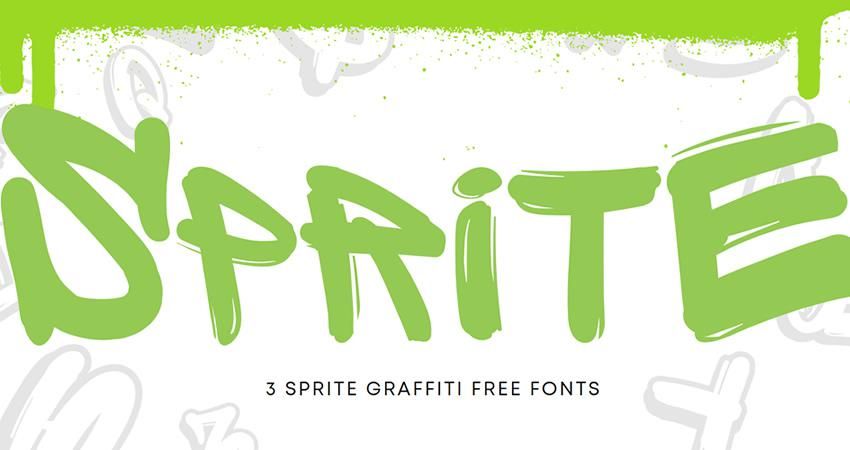 Kostenlose Graffiti-Schriftarten: Sprite