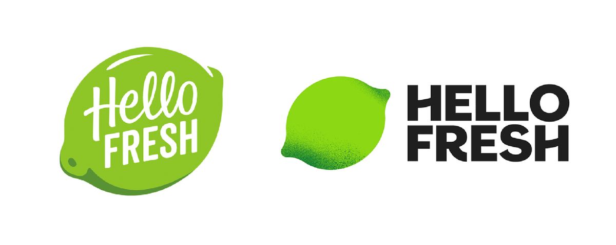 HelloFresh altes und neues Logo