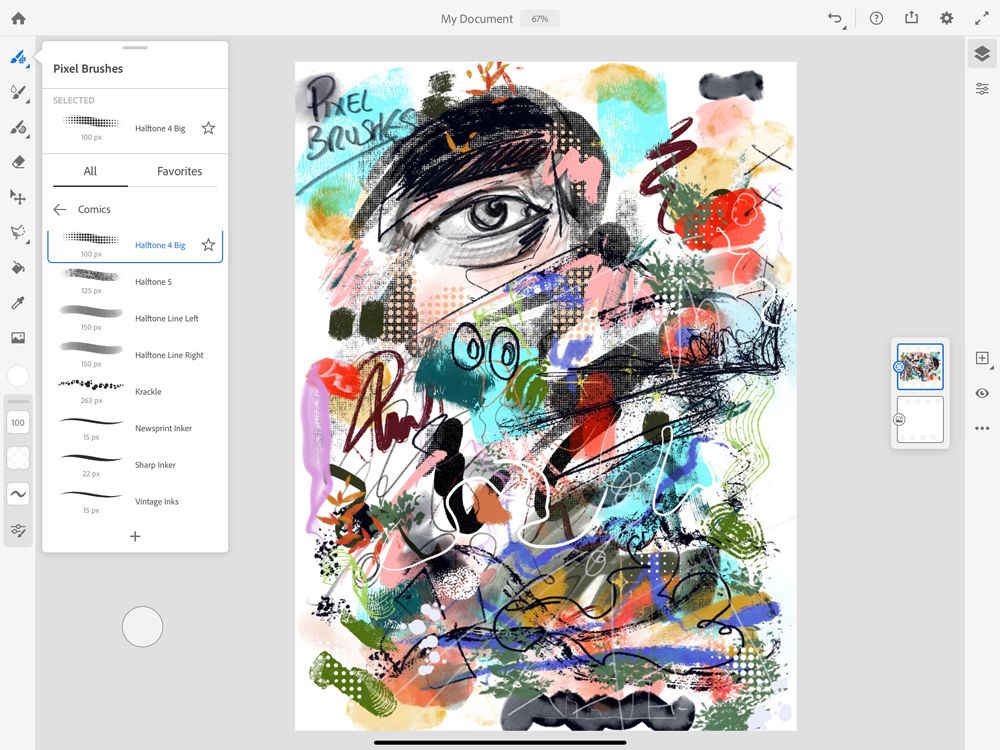 Преглед на Adobe Fresco