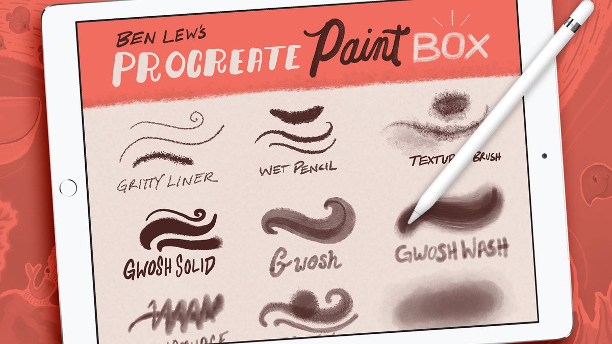 Procréer les pinceaux: Procreate Paint Box