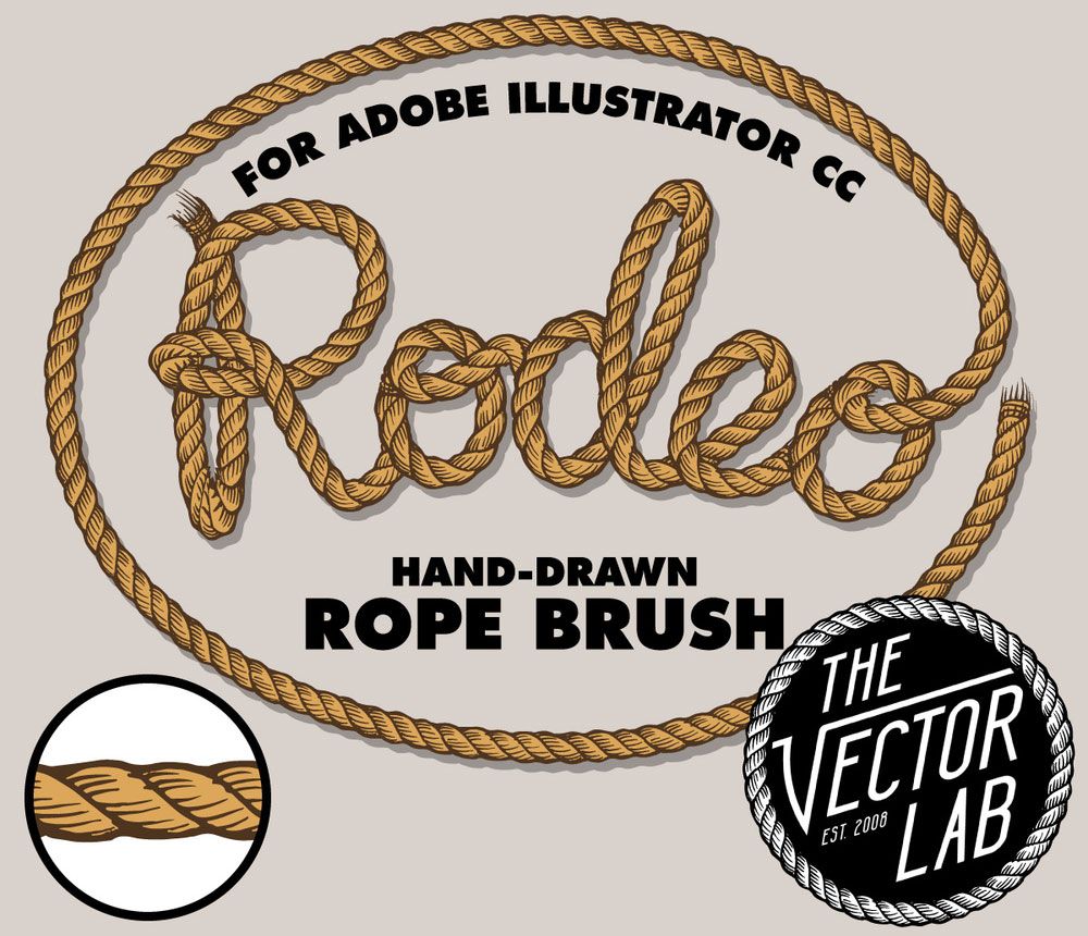 Illustratorpinsel: Rodeo